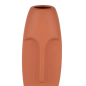 VASE FACE TERRACOTTA 11X11XH31