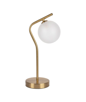 LAMPE ARDECOR DORE + BLANC 20X15XH37CM