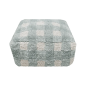 POUF VICHY BLUE SAGE 20X40X40CM - LORENA CANALS POUF VICHY BLUE SAGE 20X40X40CM - LORENA CANALS
