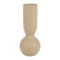 VASE ORGANIC BEIGE D10.5XH26CM