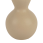 VASE ORGANIC BEIGE D10.5XH26CM