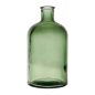 VASE BOUTEILLE COMETE VERT D11XH23CM