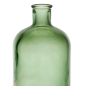 VASE BOUTEILLE COMETE VERT D11XH23CM