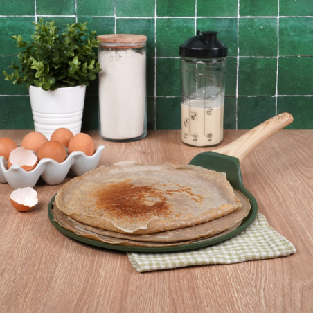 INCROYABLE CREPIERE/PLANCHA  28CM TAUPE - COOKUT